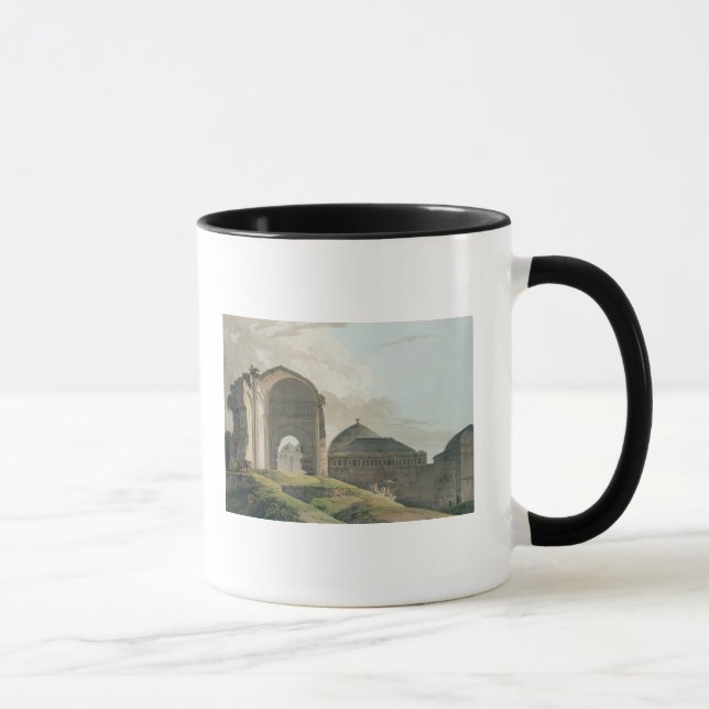 Die Ruinen des Palastes in Madurai, 1798 Tasse (Rechts)