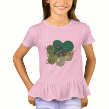 Die Rüsche-T - Shirt der Mädchen