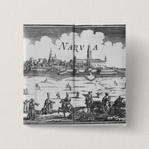 Die russische Armee, die Narva im Jahre 1700 Button