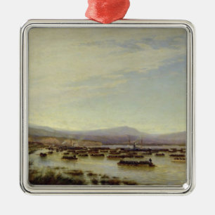 Die russische Armee, welche die Donau kreuzt Silbernes Ornament