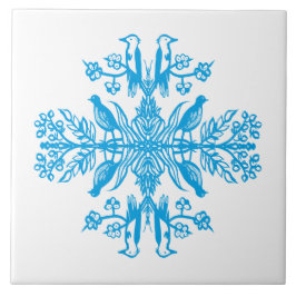 Die rustikale blaue Natur. Fliese