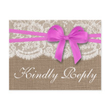 Die rustikale rosa Bow Wedding Collection UAWG