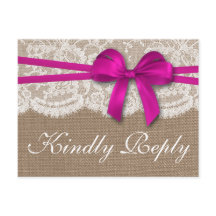 Die rustikale rosa Bow Wedding Collection UAWG