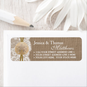 Die rustikale Sand Dollar Beach Hochzeitskollektio