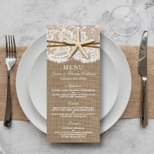 Die rustikalen Hochzeitskarten der Starfish Collec Werbekarte