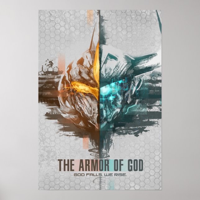 "Die Rüstung Gottes" Milos Ravana und Besoe Nandi  Poster (Vorne)