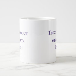 Die Sache mit der Hexenjagd Podcast-Tasse Jumbo-Tasse