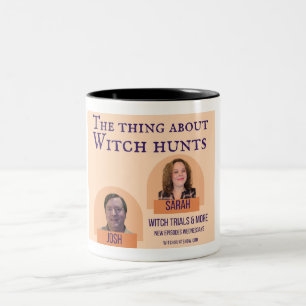 Die Sache mit der Hexenjagd Podcast-Tasse Zweifarbige Tasse