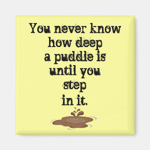 Die Sache über Puddles_ Magnet