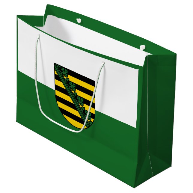 Die sächsische Großpackung Große Geschenktüte (Vorderseite Schrägansicht)
