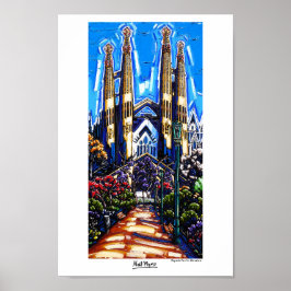 Die Sagrada Familia, Barcelona Poster