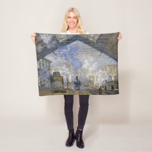 Die Saint-Lazare-Station, Monet Fleecedecke