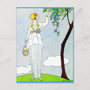 Die Saison der Mirabellenpflaumen Postkarte