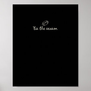 Die Saison des Fußball-Spieltages Touchdown-Saison Poster