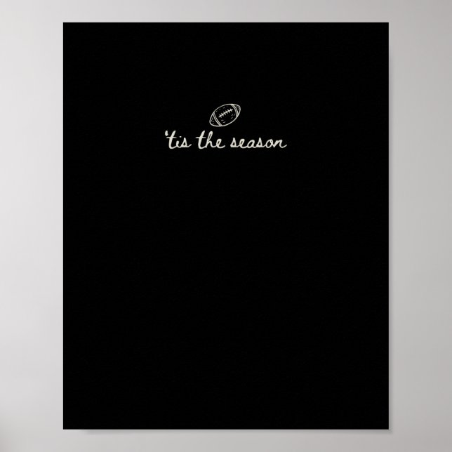 Die Saison des Fußball-Spieltages Touchdown-Saison Poster (Vorne)