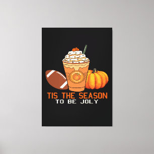 Die Saison ist voller Weihnachten Leinwanddruck