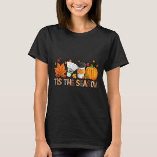 Die Saison Leopard Pumpkin Bydminton Halloween Fal T-Shirt