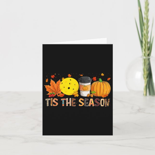 Die Saison Leopard Pumpkin Picklell Halloween Fall Karte (Vorderseite)