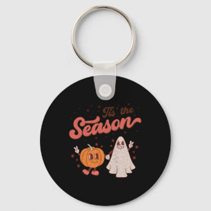 Die Saison Pumpkin Gewürz Herbst Herbst Boo Hall Schlüsselanhänger
