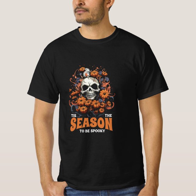 die Saison zu verspielen Halloween T-Shirt (Vorderseite)