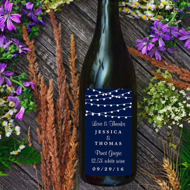 Die Saitenleuchten an der Blue Wedding Collection (Von Creator hochgeladen)