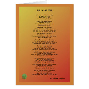 Die Salatschale-Blankokarte