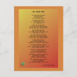 Die Salatschale Postkarte