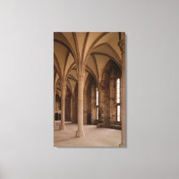 Die Salle des Hotes, die Innenansicht der Abtei
