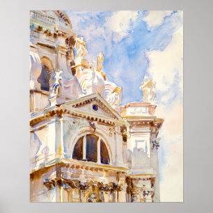 Die Salute, Venedig von John Singer Poster