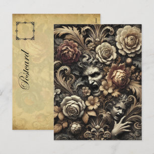 Die Samen, die wir säen - gotisch Viktorianisch Feiertagspostkarte