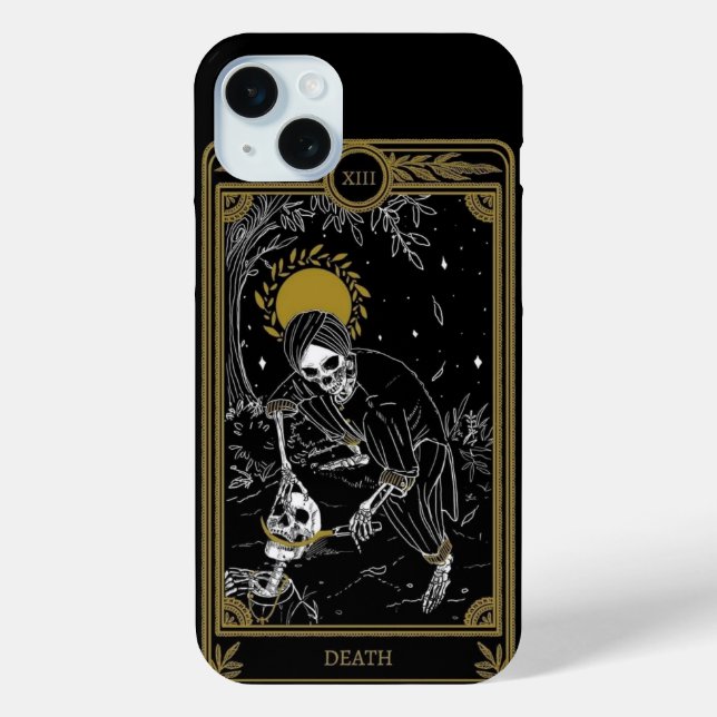 Die Sammlung der Death Card Tarot Card Case-Mate iPhone Hülle (Rückseite)