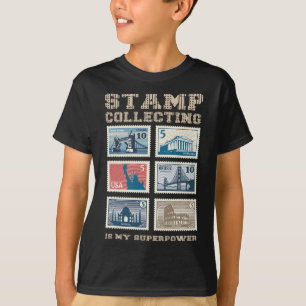 Die Sammlung von Briefmarke ist meine hochmoderne  T-Shirt