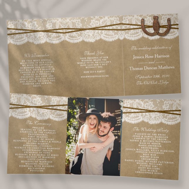 Die Sammlung von Kraft, Spitzen und Hufeisen Dreifach-gefaltete Programmkarte (Von Creator hochgeladen)