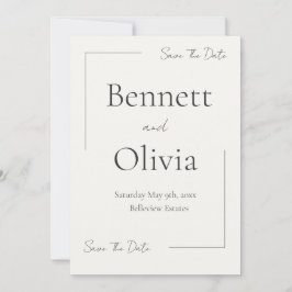 Die sanfte Jahreszeit spart das Datum Save The Date