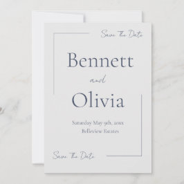 Die sanfte Jahreszeit spart das Datum Save The Date