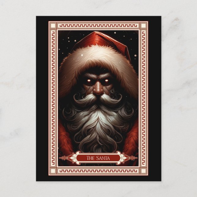Die Santa Tarot Card Postkarte (Vorderseite)