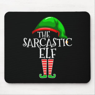 Die sarkastische Elf-Familie passende Gruppe Weihn Mousepad