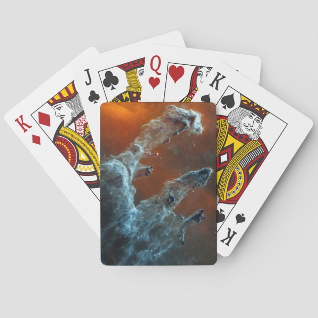 Die Säulen der Schöpfung wurden mittendrin. Spielkarten (Rückseite)