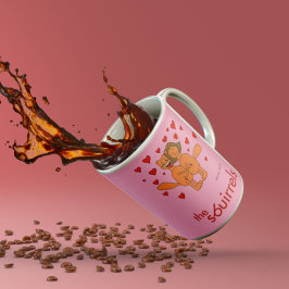 Die Sbuirrels Ed und Mary Valentine Kaffeetasse