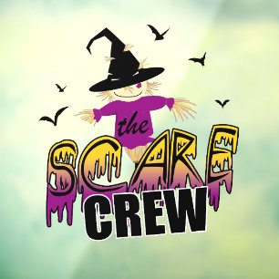 Die Scare-Crew Lila ID1002 Fensteraufkleber