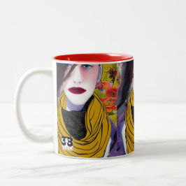 Die Scarf-Tasse Zweifarbige Tasse