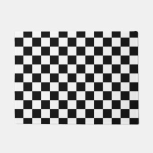 Die Schachbrett-Flagge Fußmatte