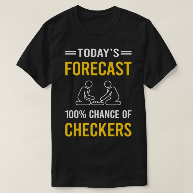 Die Schachbrett heute T-Shirt (Design vorne)