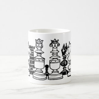 Die Schachpartien Kaffeetasse