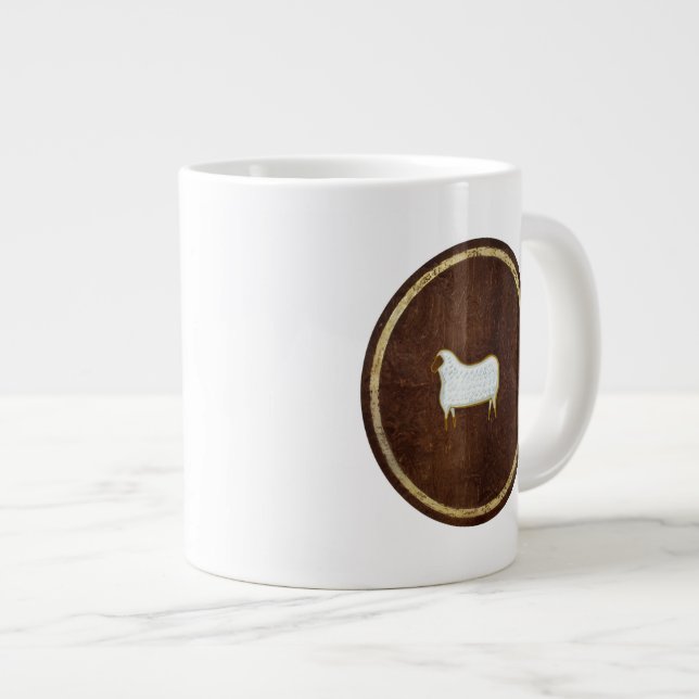 Die Schafe 2009 Jumbo-Tasse (Vorderseite Rechts)