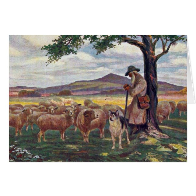 Die Schafe hüten (Vorderseite (Horizontal))