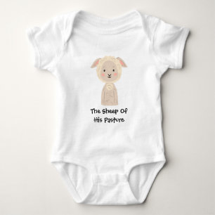 Die Schafe Ihrer Weide Niedlich Christlich Baby Strampler
