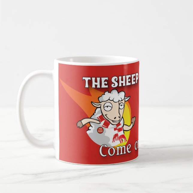 Die Schafe sind auf Feuer Tasse (Links)
