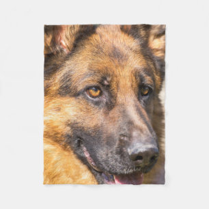 Die Schäferhund-Decke - das deutsche shedder! Fleecedecke