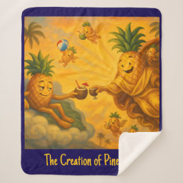 Die Schaffung eines Pine Adam - Ananas-Reiches Sherpadecke